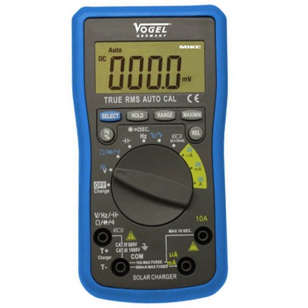 Đồng hồ vạn năng 640384, chỉ thị số, năng lượng mặt trời