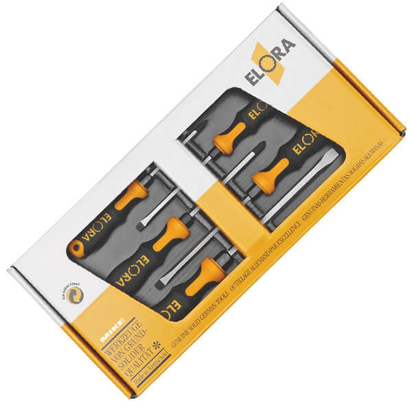 Bộ tua vít ELORA 583 S5-K-1, 5 chi tiết đựng trong hộp giấy carton