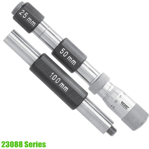 Bộ panme cơ đo trong VOGEL Germany 23088, chính xác 0.01mm