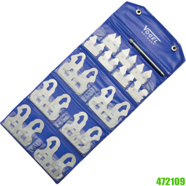 Bộ dưỡng đo 26 lá Vogel Germany 472109, đường kính 0.5-13mm