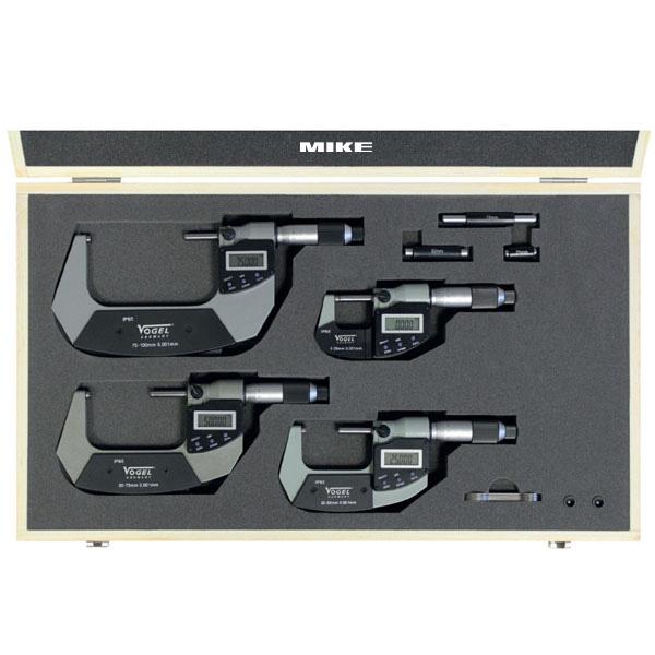 Bộ panme điện tử Vogel Germany 232171, từ 0-100mm, IP65