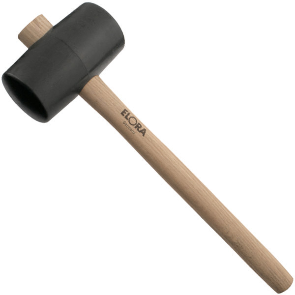 Búa cao su ELORA 1620, đk Ø55-Ø90mm cán gỗ dài 320-380mm