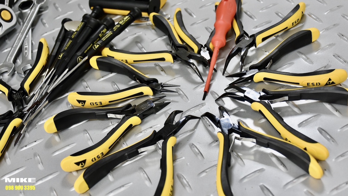 Dụng cụ đồ nghề chống tĩnh điện ESD bao gồm những gì?