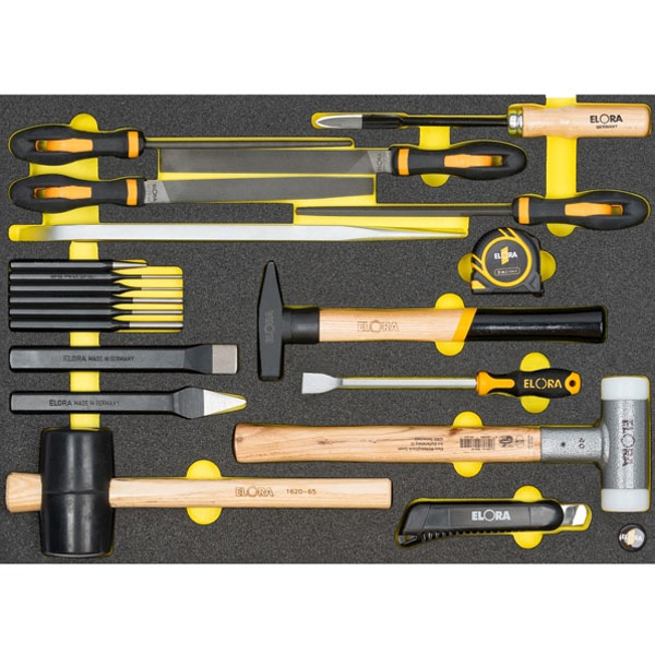 Bộ đục búa giũa dao cạo 20 món OMS-45, phù hợp với tủ đồ nghề