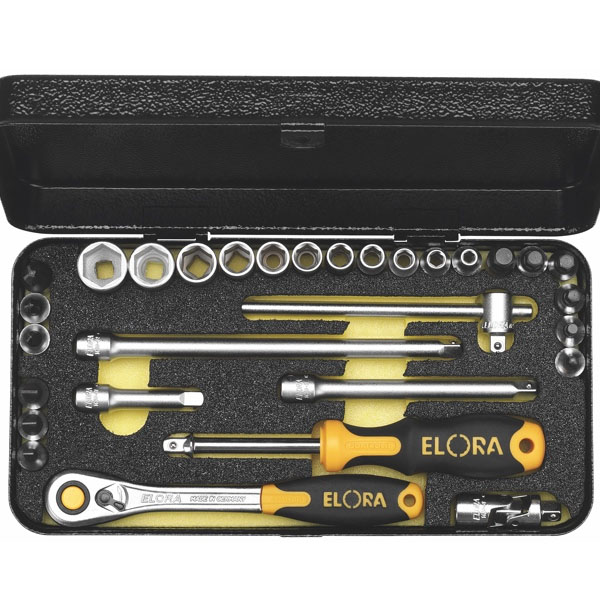 Bộ khẩu 30-31 món ELORA 1440, đầu vuông 1/4 inch