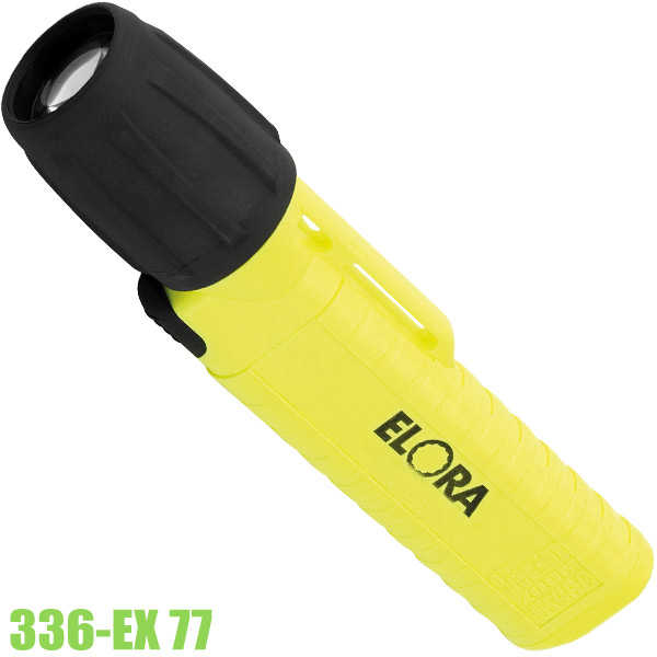 Đèn pin chống cháy nổ ELORA 336-EX 77, độ sáng 77 lumens chiếu xa 100m