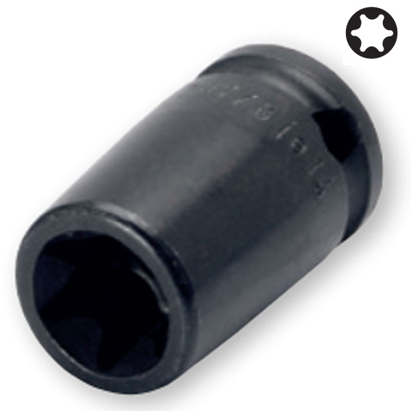 Đầu tuýp đen 6 cạnh hình sao ELORA 797-E, đầu vuông 3/8 inch