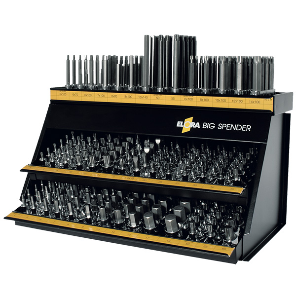 Bộ đầu tuýp lục giác 84 chi tiết ELORA 770-AS2M, đầu vuông 1/2"