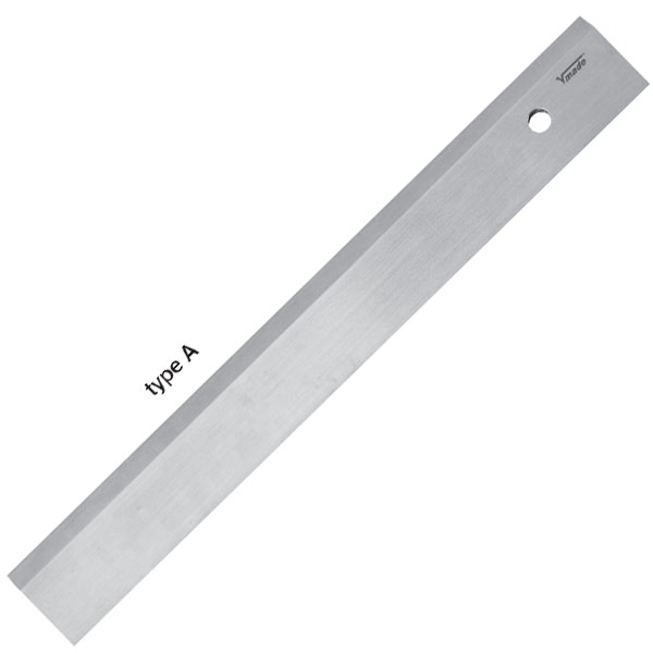 Thước cầu vát mép bằng thép, type A thiết diện 40x5mm