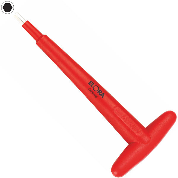 Lục giác ELORA 956-L tay cầm chữ T bọc cách điện 1000V