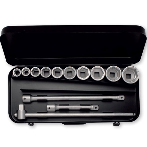 Bộ tuýp 13 chi tiết ELORA S10 OK, hệ mét và inch, vuông 3/4"