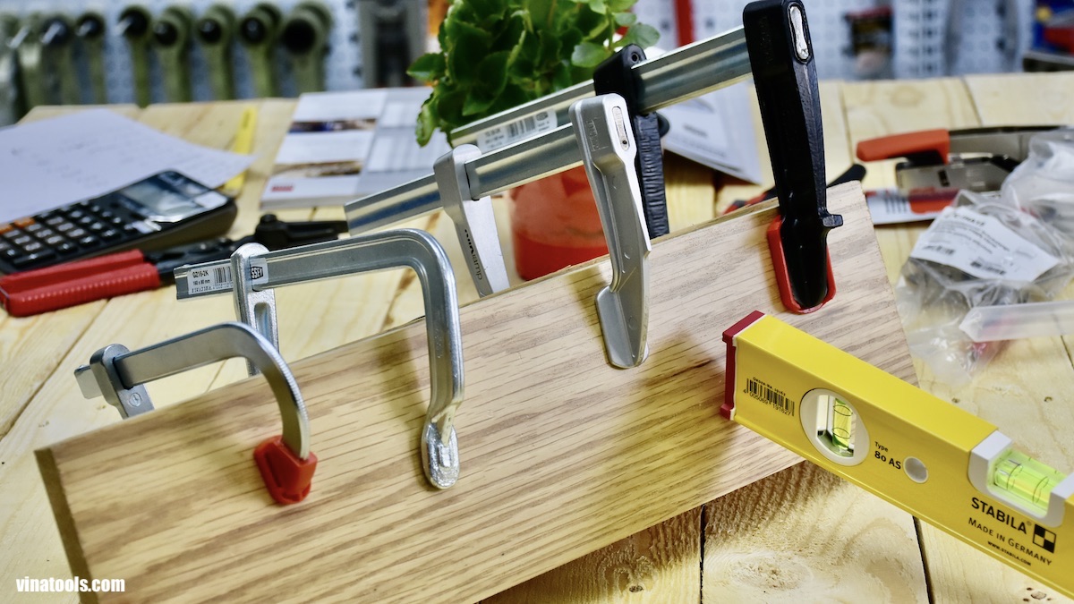 Kẹp gỗ kiểu chữ F cho ngành chế biến gỗ BESSEY