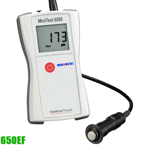 Minitest 650E-F máy đo độ dày sơn phủ trên nền kim loại 0-3000 µm