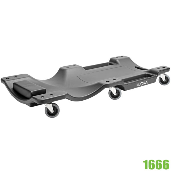 Xe nằm sửa gầm ô tô ELORA 1666, tải trọng 130kg , 6 bánh xe