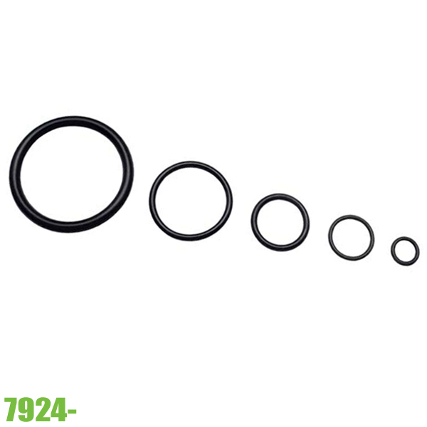 Vòng cao su an toàn ELORA 7924, cho đầu khẩu đen vuông 1 inch