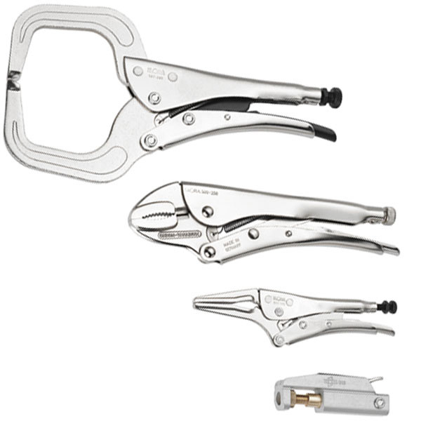 Bộ kìm bấm chết ELORA 500-S4, gồm 4 cây. Made in Germany