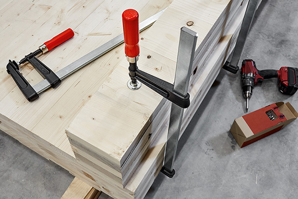 TGKR Heavy duty screw clamp with wooden handle 3