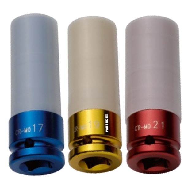 Đầu tuýp bọc nhựa ELORA 790LTP, nhiều màu, đầu vuông 1/2 inch