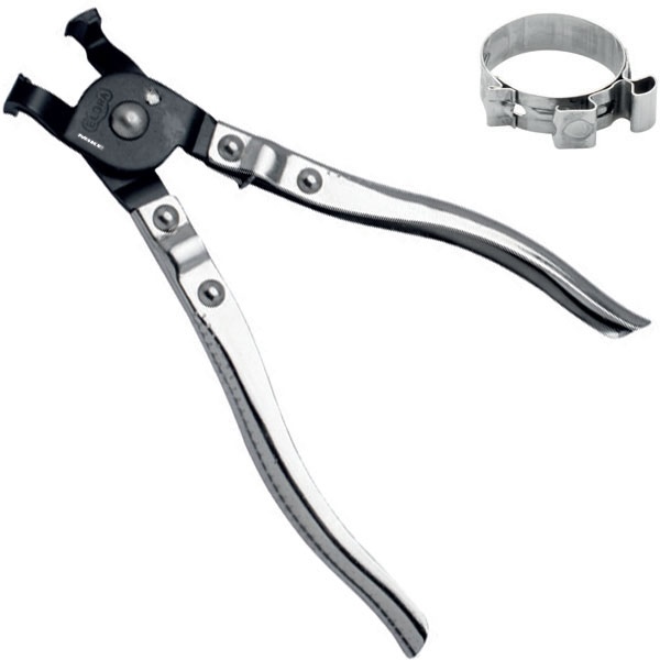 Kìm kẹp cổ dê ELORA 244-C, tháo lắp đai kẹp ống CLIC