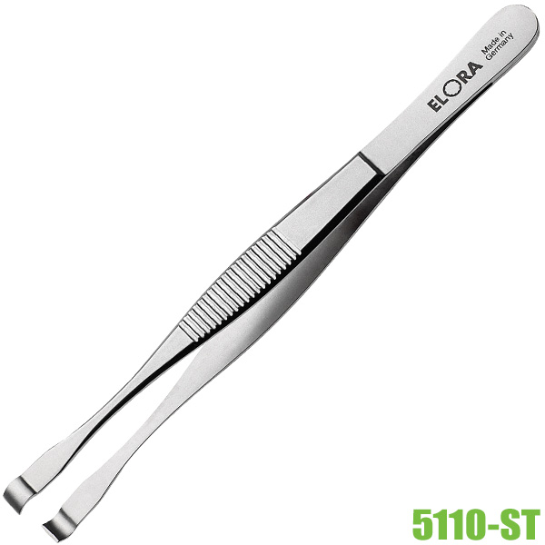 Nhíp gắp linh kiện ELORA 5110-ST, mũi khoét rãnh vòng cung Ø5mm