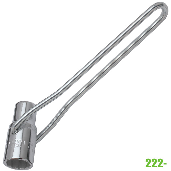 Đầu tuýp mở bugi nóng, đầu chụp có tay xách ELORA 222