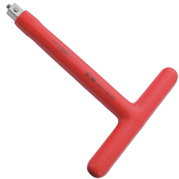 Thanh vặn chữ T cách điện 1000V, đầu vuông 3/8", ELORA 968