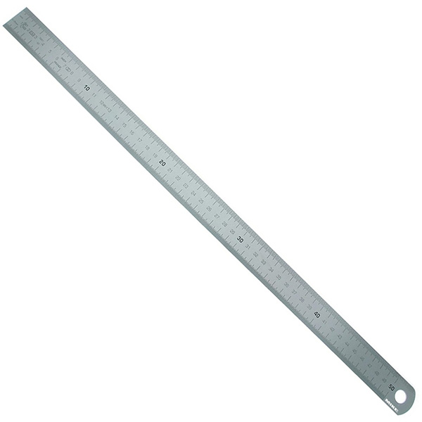 Thước lá thép ELORA 1547-, 300-1000mm, đọc từ trái qua phải