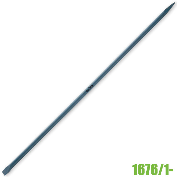 Thanh cạy 1 đầu dẹt, 1 đầu nhọn ELORA 1676/1, bằng thép C45