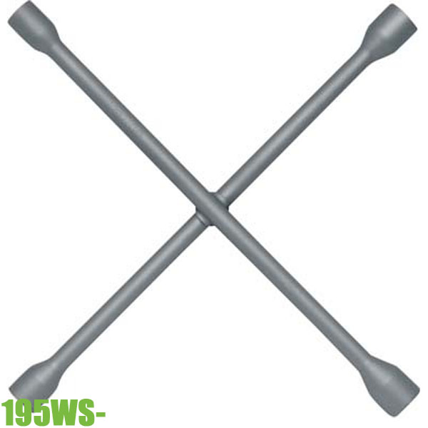 Cờ lê chữ thập, đầu tuýp 6 cạnh ELORA 195WS, dài 410mm