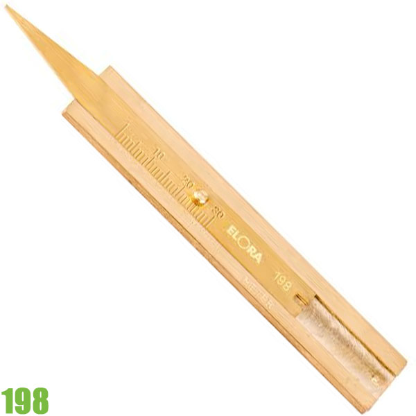 Thước đo độ sâu lốp xe 0-30mm ELORA 198, đồng thau