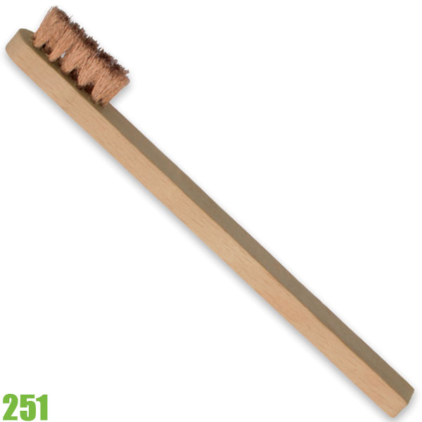 Bàn chải vệ sinh bugi 45 x 18mm ELORA 251, cán gỗ