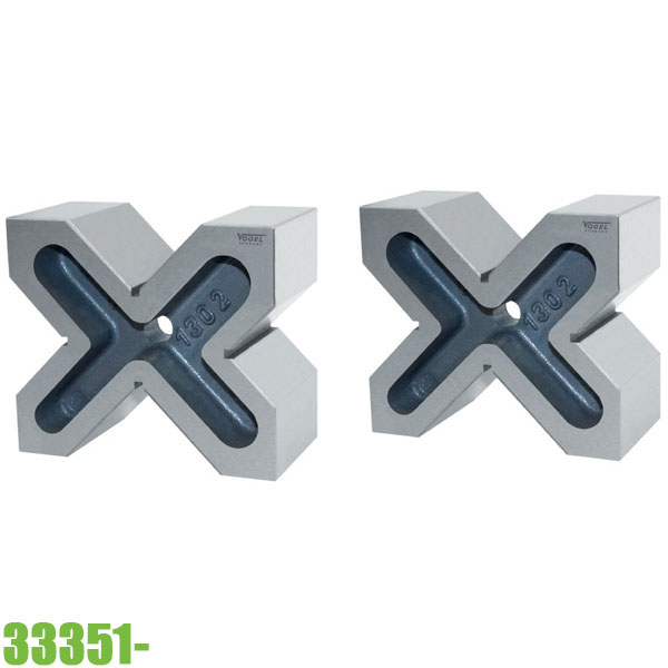 Cặp khối chuẩn Vogel Germany 33351, V-Block 4 rãnh 90°