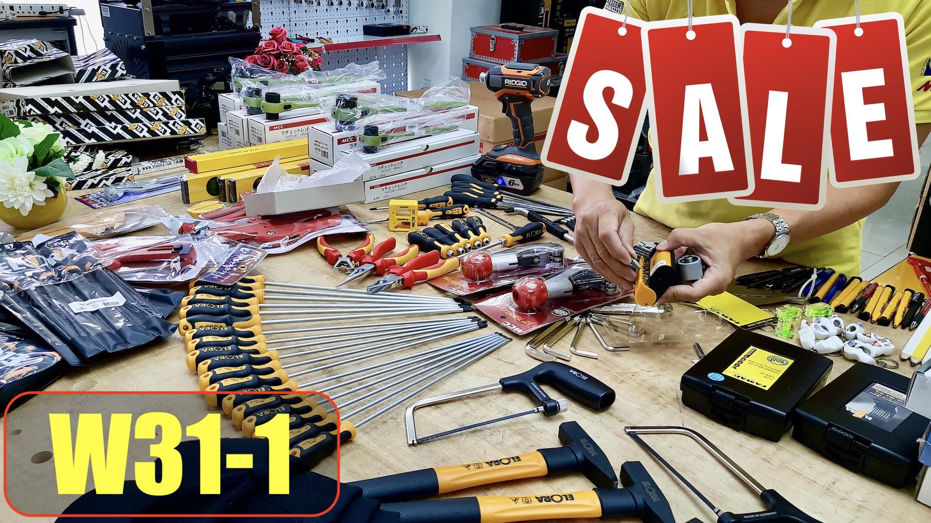 Danh sách dụng cụ đồ nghề khuyến mãi tuần 31 năm 2020