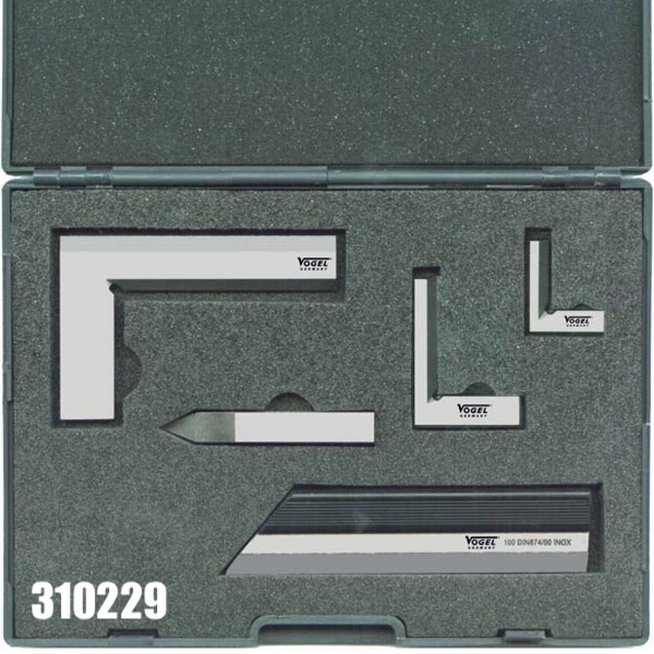 Bộ thước eke kỹ thuật 310229, 5 chi tiết trong vali chuyên dụng