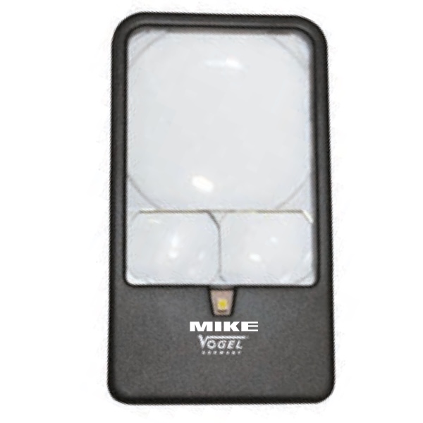 Kính lúp có đèn Led 601230, với 3 thấu kính phóng đại 3x / 5x / 7x