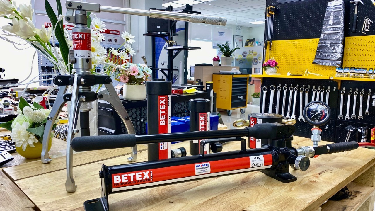 W4201 - Khuyến mãi kích thủy lực, cảo vòng bi, bơm dầu BETEX Holland