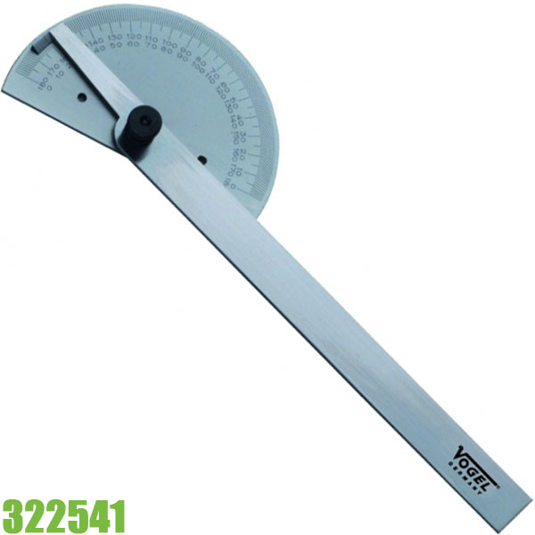 Thước đo góc 0 - 180° Vogel Germany 322541, dài 150mm