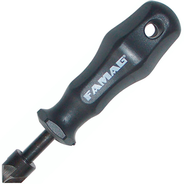 Mũi khoét gỗ FAMAG 3533, 90° có tay cầm bằng nhựa Ø12-16mm