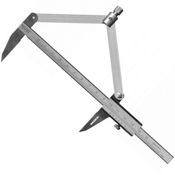 Thước cặp compa vạch dấu 30300, độ chính xác 0.1mm Kirschen 30300 30300