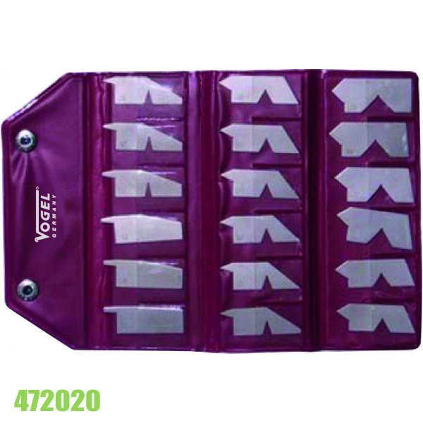 Bộ dưỡng đo góc 18 chi tiết 472020, thang đo 5 - 90 độ