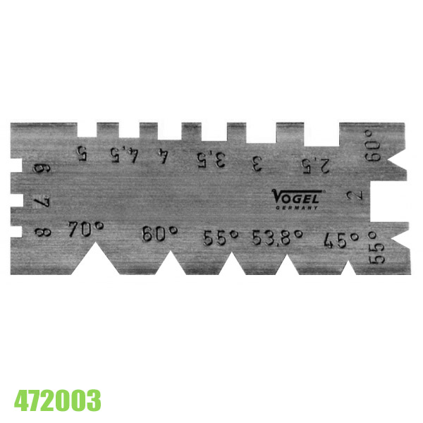 Tấm thép chuẩn đo góc và ren vuông đa năng 472003