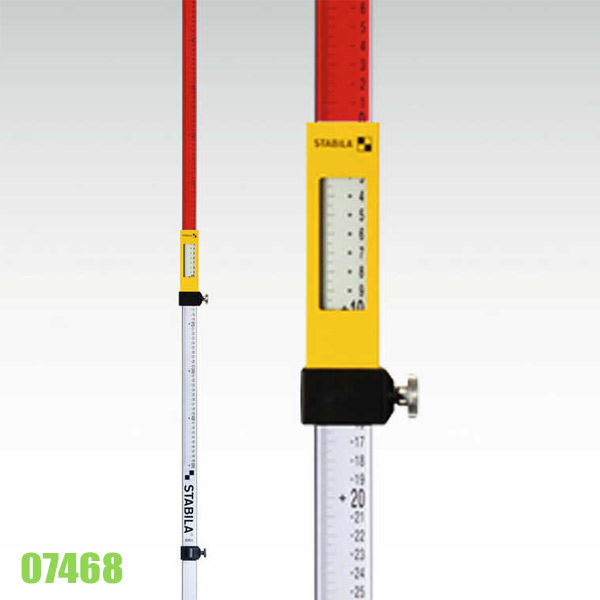 Thước đo cao Stabila 07468, cho bộ thu tín hiệu cân bằng laser