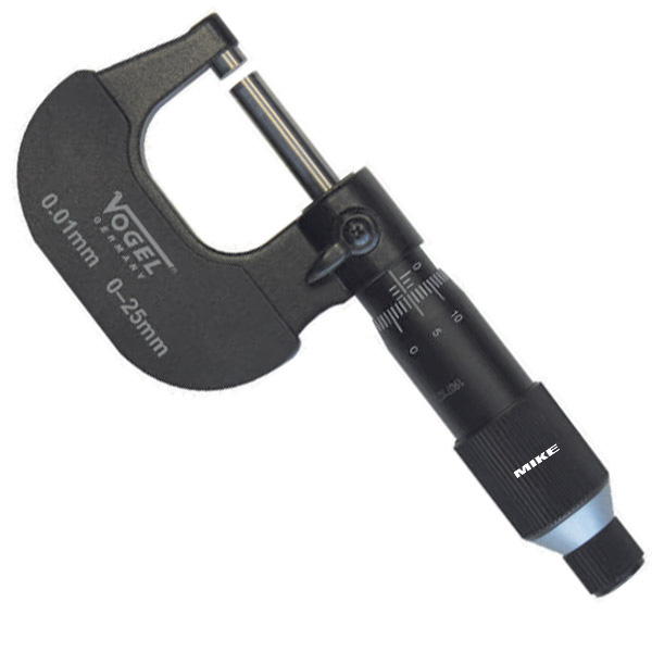 Panme cơ đo ngoài 231309, từ 0-25mm, sơn tĩnh điện màu đen