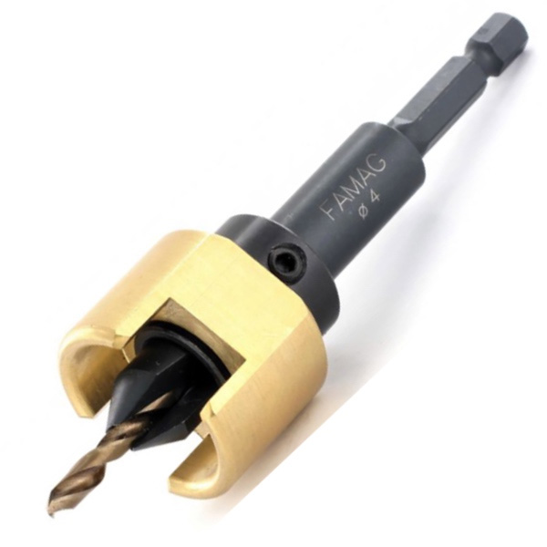 Mũi khoan gỗ âm mặt vít FAMAG 3577, có dưỡng độ sâu