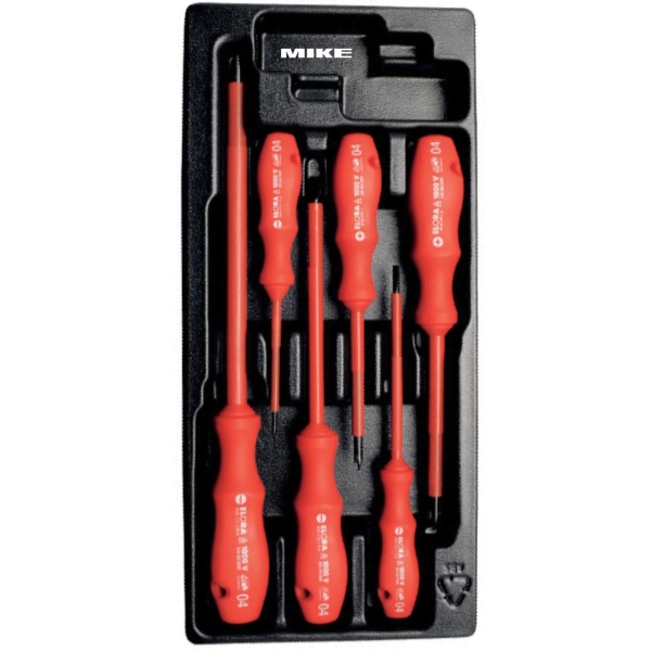 Bộ tuốc nơ vít ELORA MS-32 cán cách điện 1000V, khay nhựa