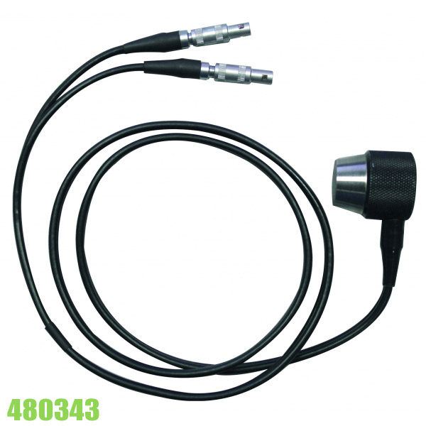 Đầu đo siêu âm 480343, độ dày 2.5-350mm cho gang, bề mặt thô