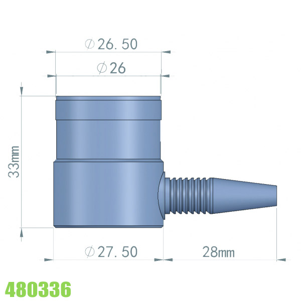 Đầu đo độ dày 480336, cho thủy tinh và vật liệu tổng hợp