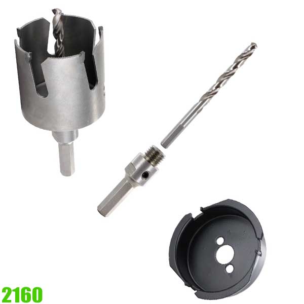 Mũi khoan rút lõi FAMAG 2160, lỗ sâu 60mm vật liệu Carbide
