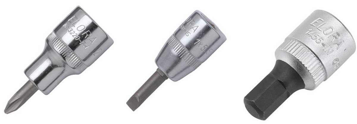 đầu tuýp socket đầu mũi vít