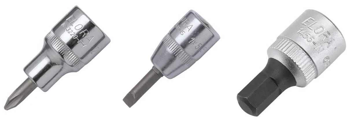 đầu tuýp socket đầu mũi vít